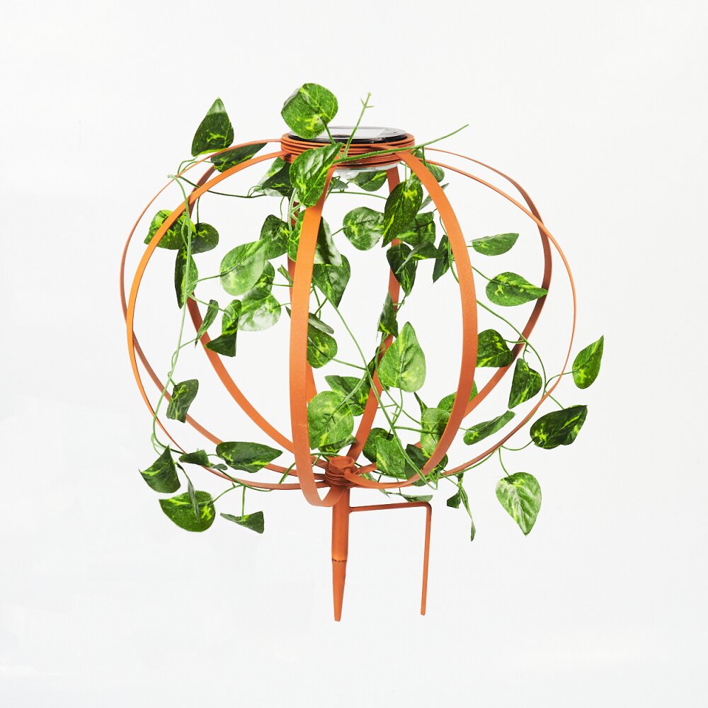Yonkers Solar lights LED green, rust-coloured, 1-light source