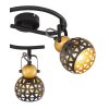 Globo SARRA Ceiling Light black, 3-light sources