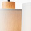 Brilliant Vonnie Pendant Light grey, Light wood, 4-light sources