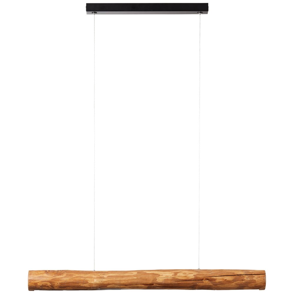 Brilliant Odun Pendant Light LED Light wood, black, 1-light source