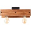 Brilliant Calandra Ceiling Light Light wood, black, 2-light sources