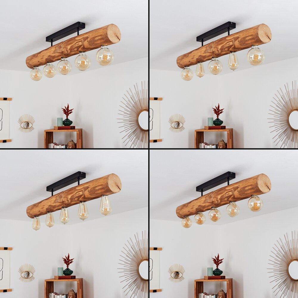 Canedo Ceiling Light black, 5-light sources