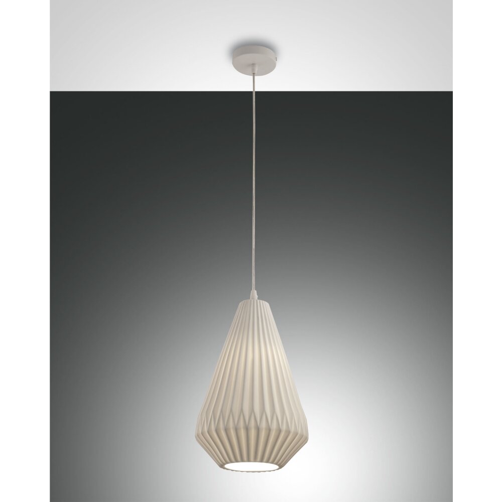 Fabas Luce Vigor Pendant Light white, 1-light source