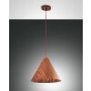 Fabas Luce Esino Pendant Light Dark wood, 1-light source