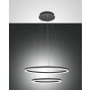 Fabas Luce Giotto Pendant Light LED black, 1-light source