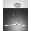 Fabas Luce Lira Pendant Light LED silver, 1-light source