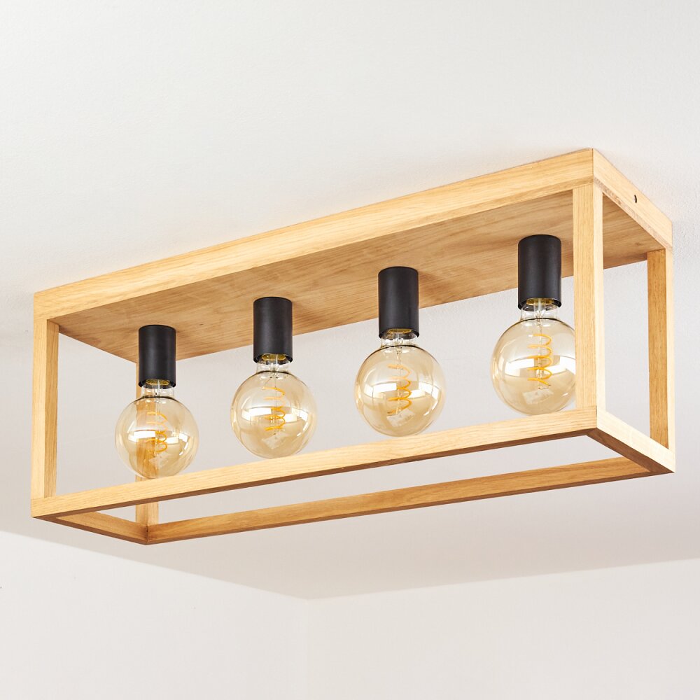 Harran Ceiling Light Ecru, black, 4-light sources