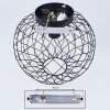 Nordslesvig Ceiling Light gold, black, 1-light source