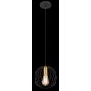 Globo EUSEBIUS Pendant Light black, 1-light source