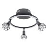 Globo JUTTA Ceiling Light LED black, 1-light source