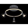 Globo JUTTA Ceiling Light LED black, 1-light source