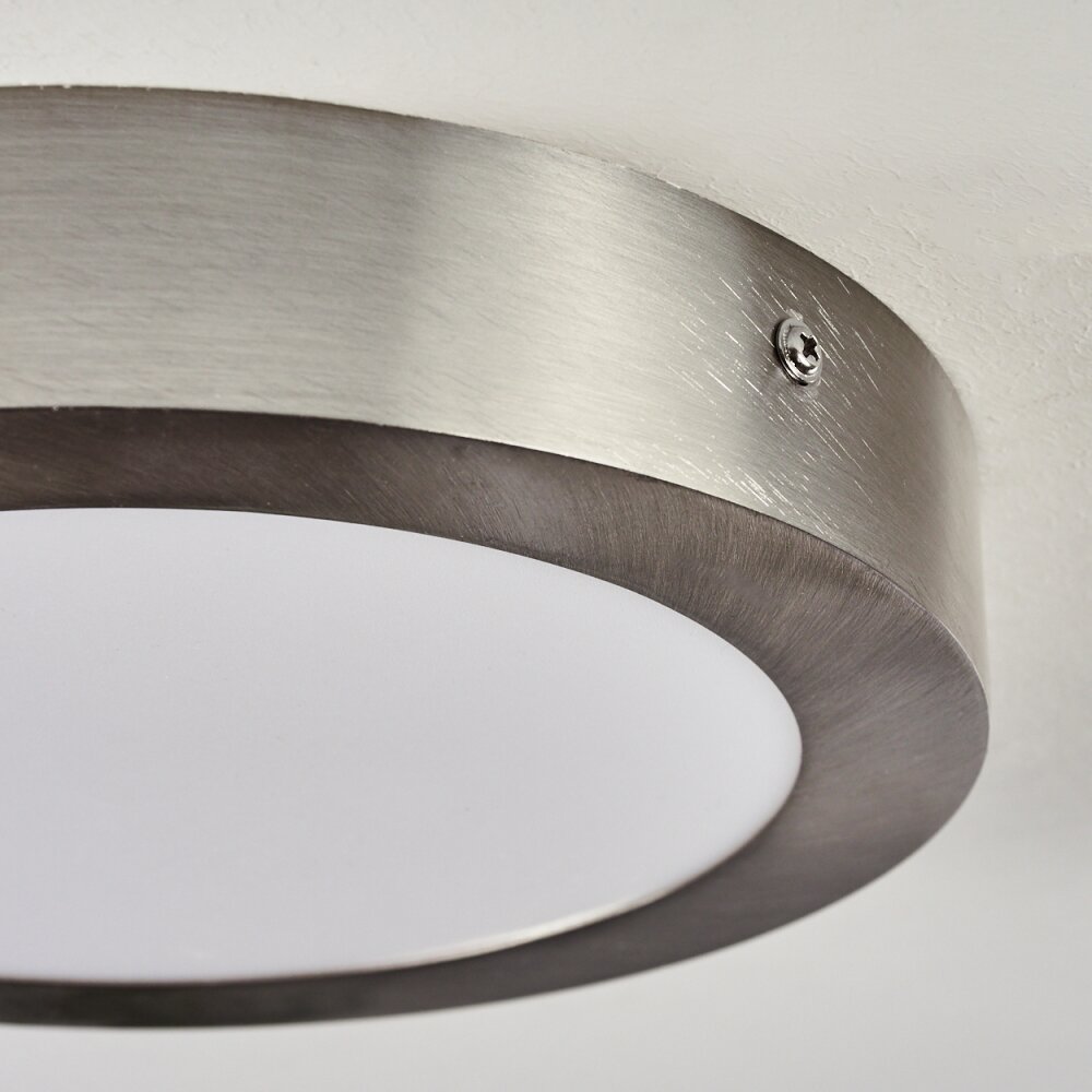 Finsrud Ceiling Light LED matt nickel, 1-light source