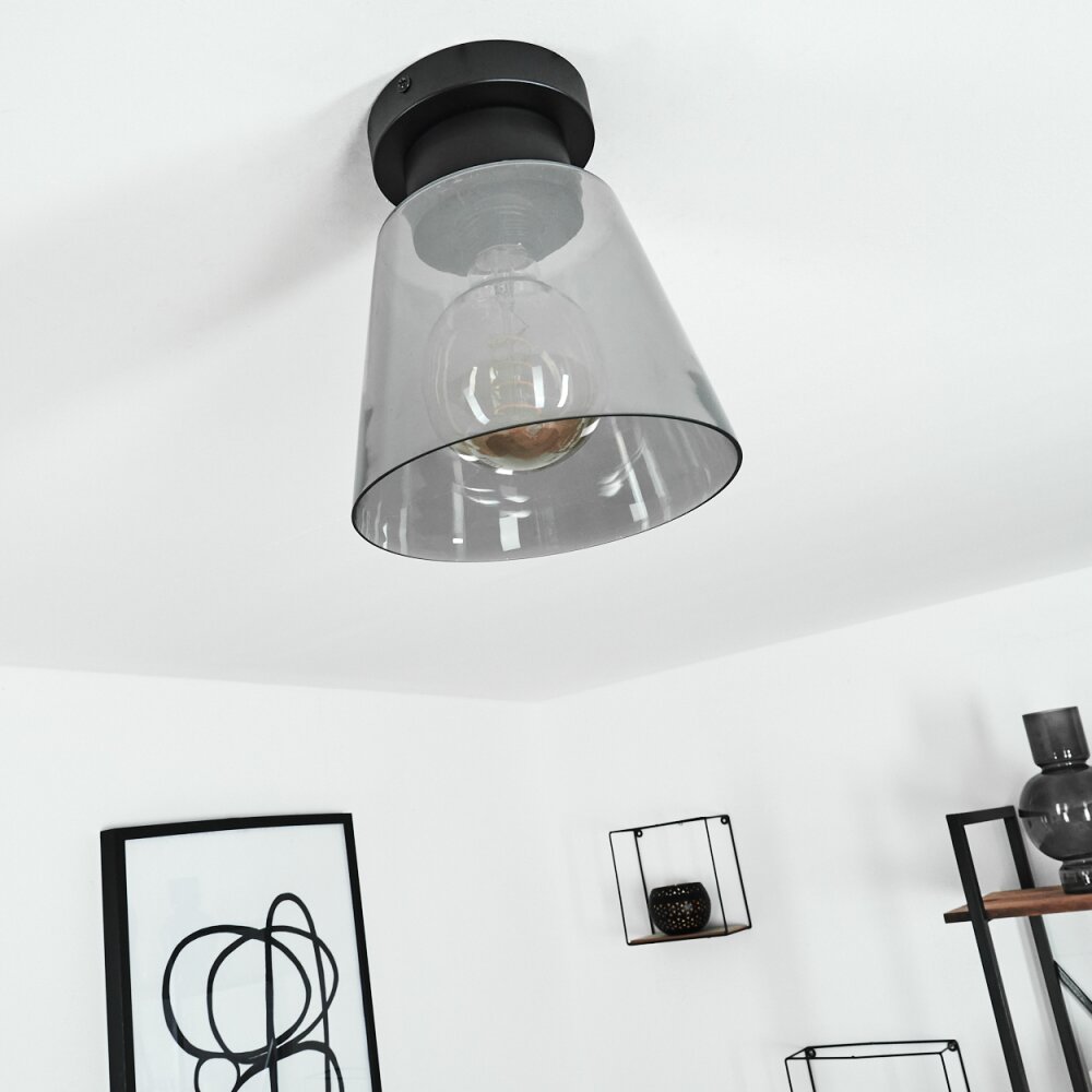 Angelshaug Ceiling Light Smoke-coloured, 1-light source