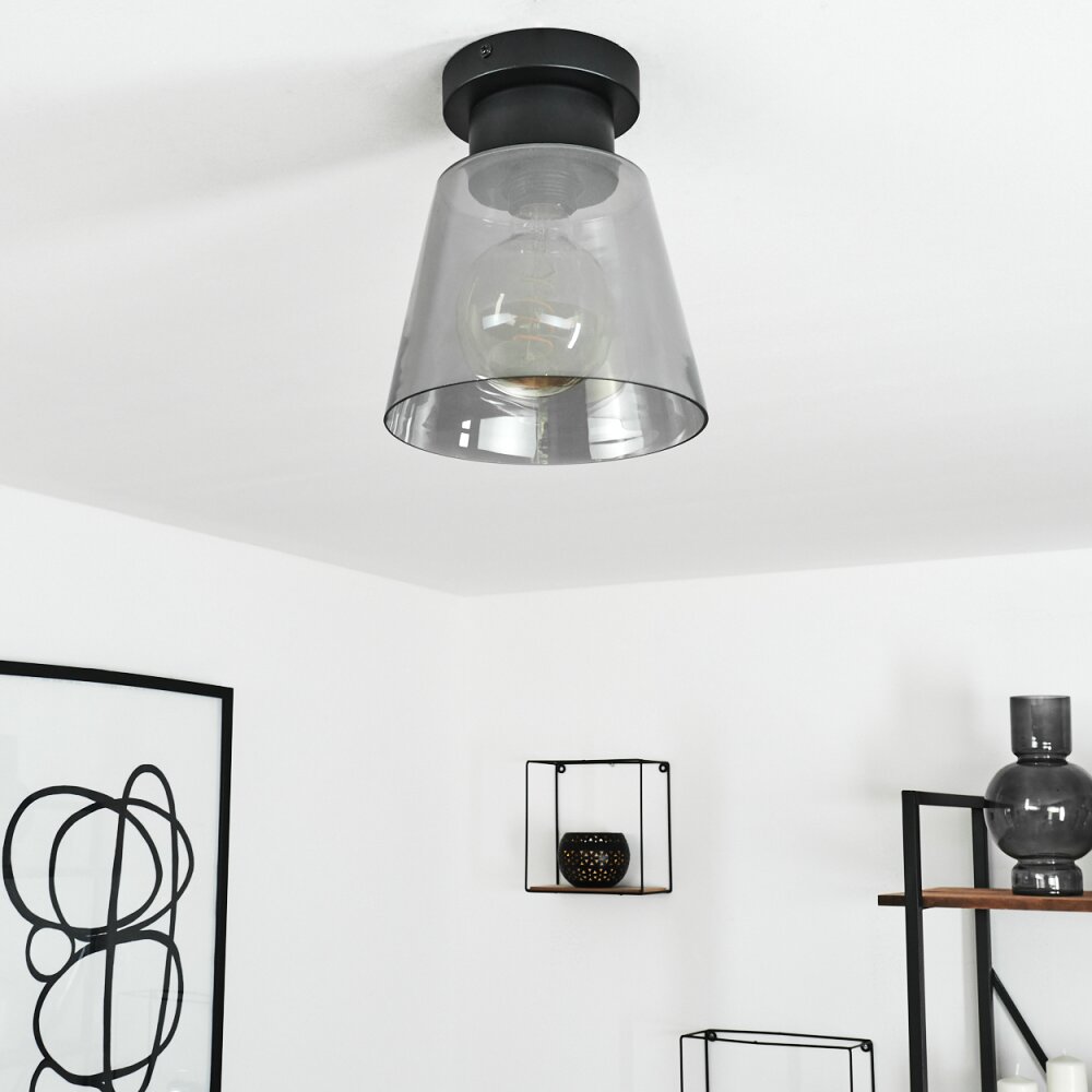 Angelshaug Ceiling Light Smoke-coloured, 1-light source