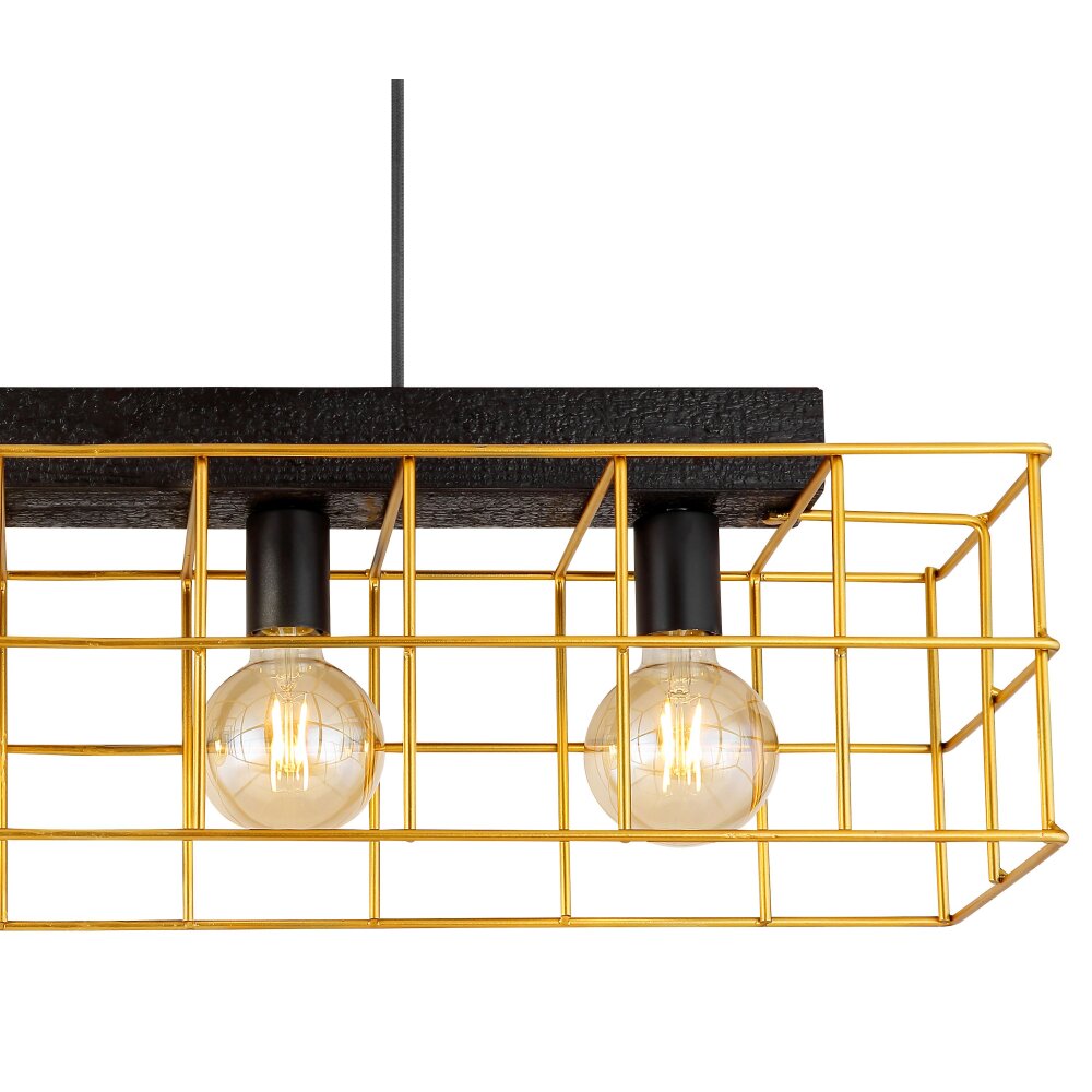Globo MERRIL Pendant Light black, 4-light sources