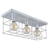 Globo MERRIL Ceiling Light galvanized, 3-light sources