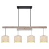 Globo CELINA Pendant Light brown, black, 4-light sources