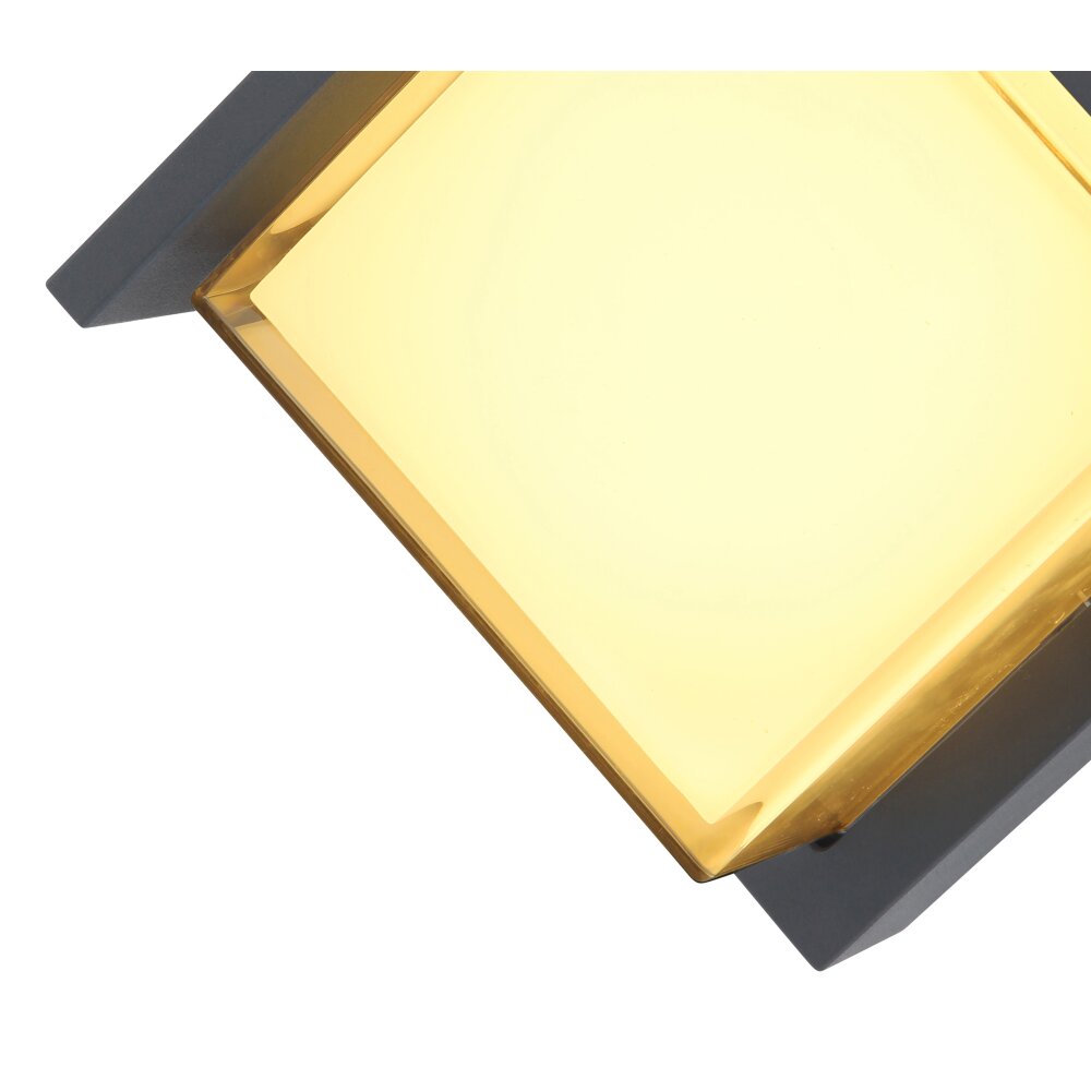 Globo JALLA Outdoor Wall Light LED anthracite, 1-light source