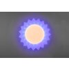 Reality Sunflower Ceiling Light LED white, 2-light sources, Remote control, Colour changer