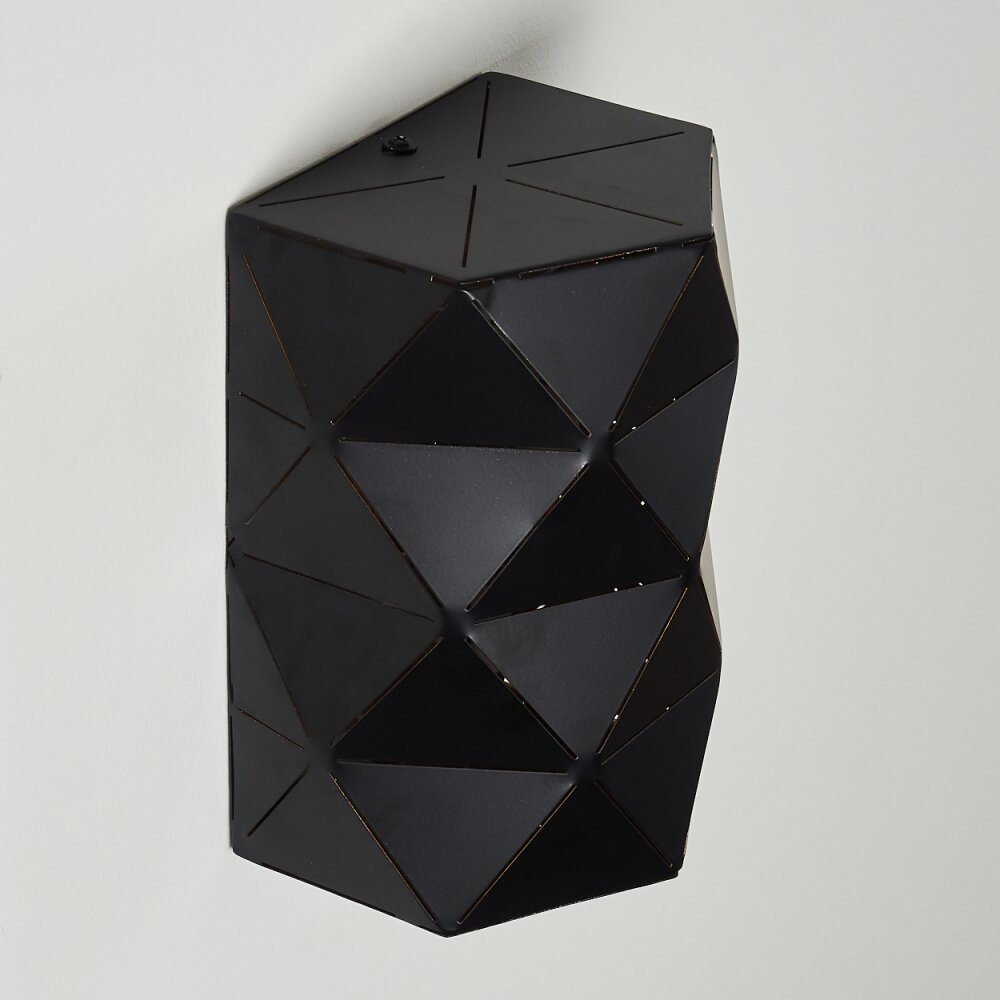 OSBY Wall Light gold, black, 2-light sources