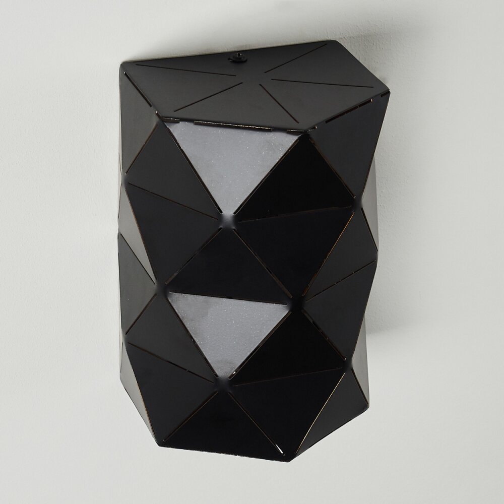 OSBY Wall Light gold, black, 2-light sources