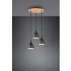 Trio-Leuchten HENLEY Pendant Light black, 3-light sources