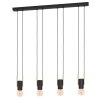 Eglo-Leuchten BITACHITO Pendant Light brass, black, 4-light sources