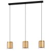 Eglo-Leuchten LAGUNITAS Pendant Light gold, brass, black, 3-light sources