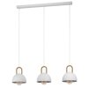 Eglo-Leuchten CALMANERA Pendant Light brass, white, 3-light sources