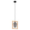 Eglo-Leuchten VIGLIONI Pendant Light brown, black, 1-light source