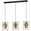 Eglo-Leuchten VIGLIONI Pendant Light brown, black, 3-light sources