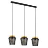 Eglo-Leuchten ESCANDIDOS Pendant Light brass, black, 3-light sources