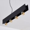 Fria Pendant Light black, 4-light sources