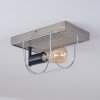 HODNE Ceiling Light grey, Ecru, black, 1-light source