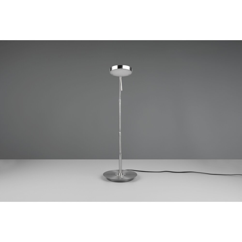 Trio-Leuchten MONZA Table lamp LED matt nickel, 1-light source