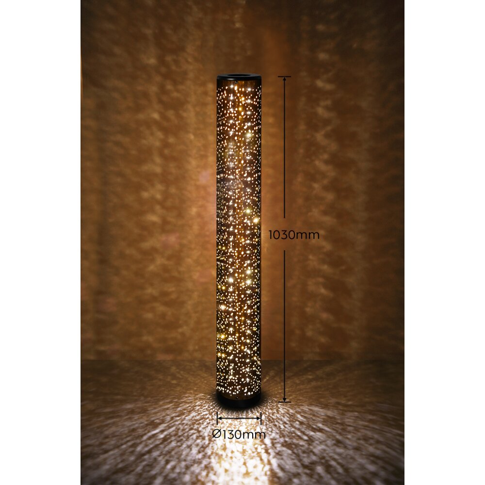 Reality TACO Floor Lamp LED black, 1-light source