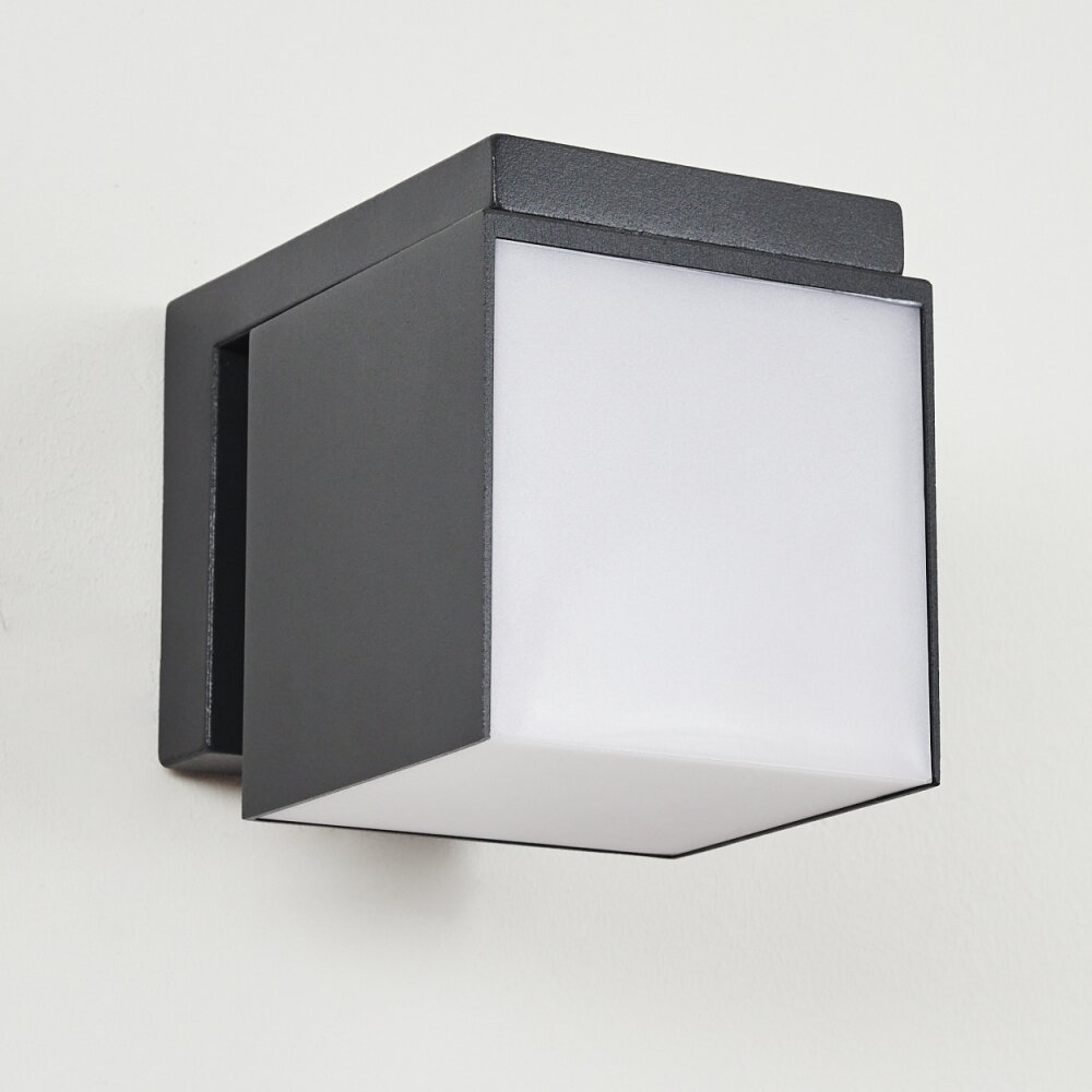 SWANEK Outdoor Wall Light LED anthracite, 1-light source