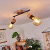 HARRAN Ceiling Light brown, chrome, black, 2-light sources