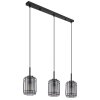 Globo KAMMI Pendant Light black, 3-light sources