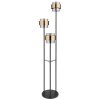 Globo MILLEY Floor Lamp black, 3-light sources