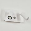SAETER Outdoor Wall Light LED white, 2-light sources, Motion sensor