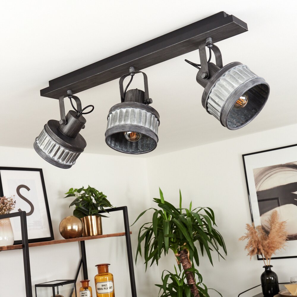 HOLSA Ceiling Light black, 3-light sources