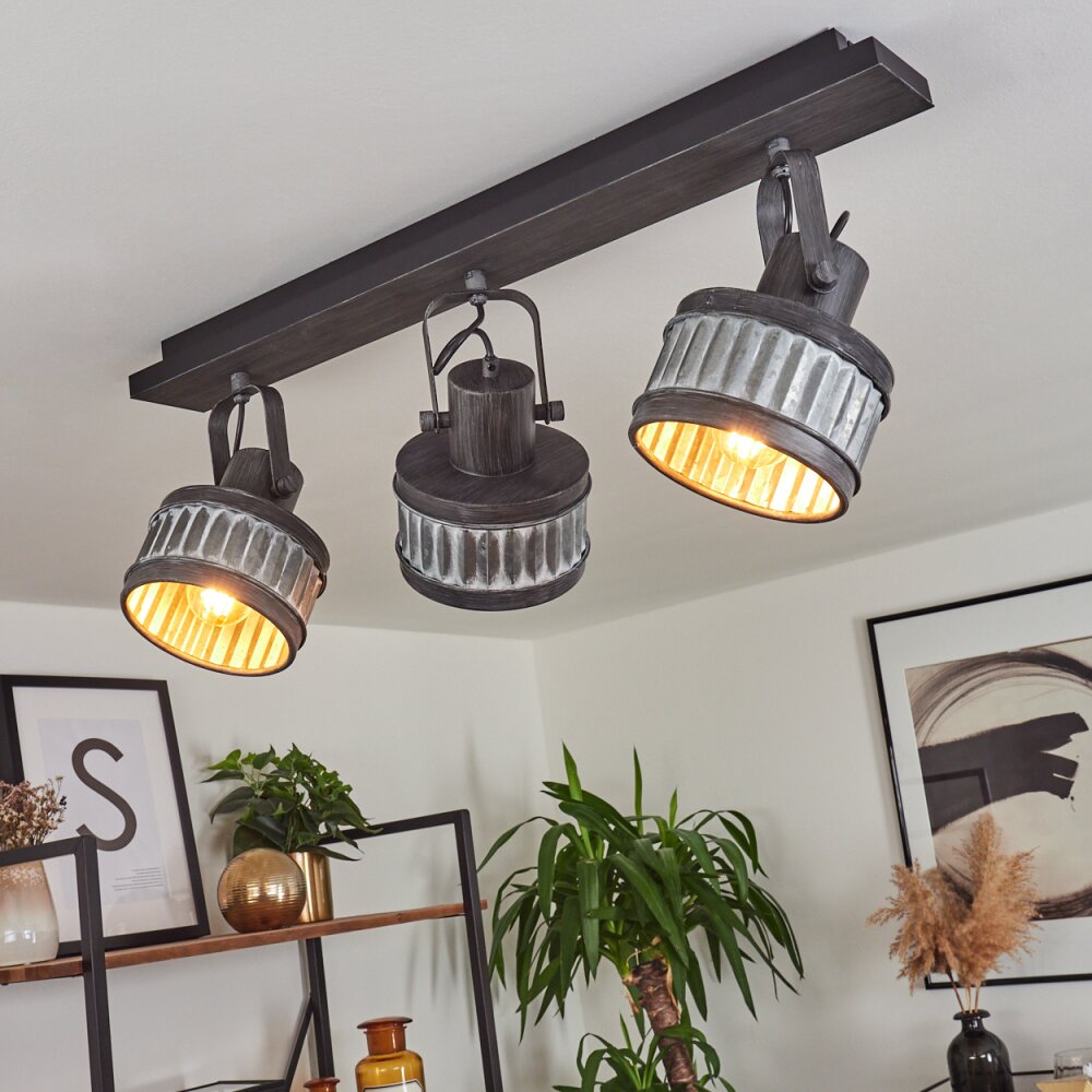HOLSA Ceiling Light black, 3-light sources