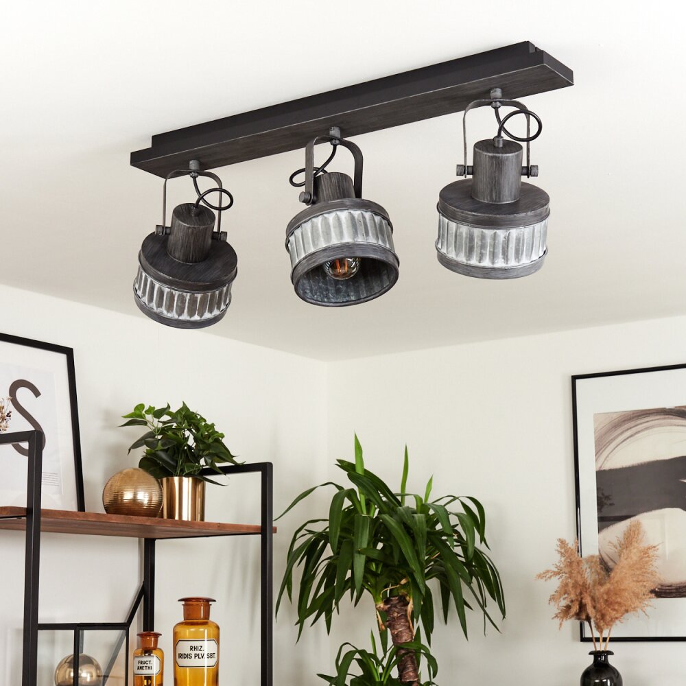 HOLSA Ceiling Light black, 3-light sources