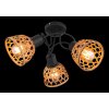 Globo WENNA Ceiling Light black, 3-light sources