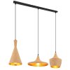 Globo LUDMILLA Pendant Light black, 3-light sources