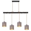 Globo CINDY Pendant Light black, 4-light sources