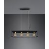 Reality VITO Pendant Light black, 4-light sources