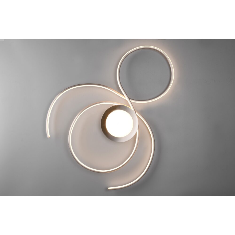 Trio-Leuchten JIVE Ceiling Light LED matt nickel, 1-light source
