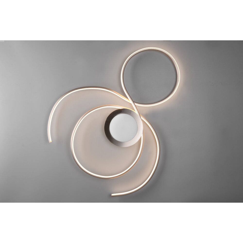 Trio-Leuchten JIVE Ceiling Light LED matt nickel, 1-light source